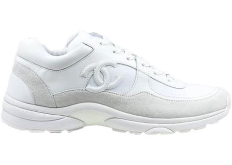 triple white chanel trainers|Chanel trainers selfridges.